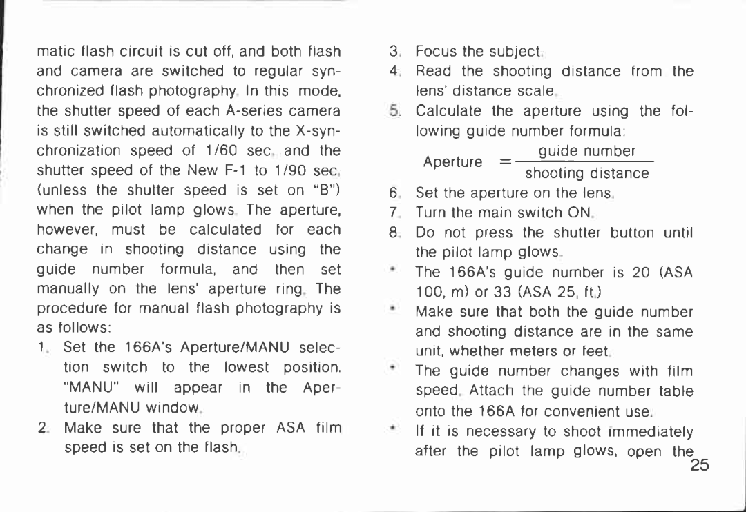 Canon 166 A manual 