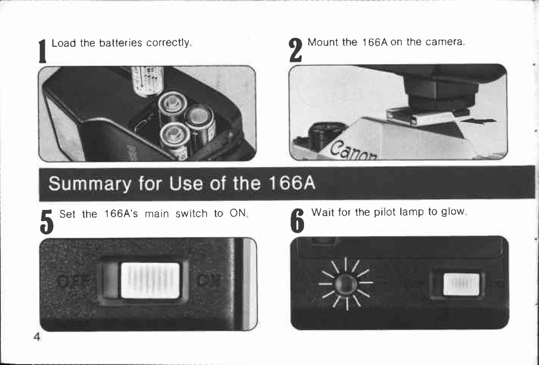 Canon 166 A manual 