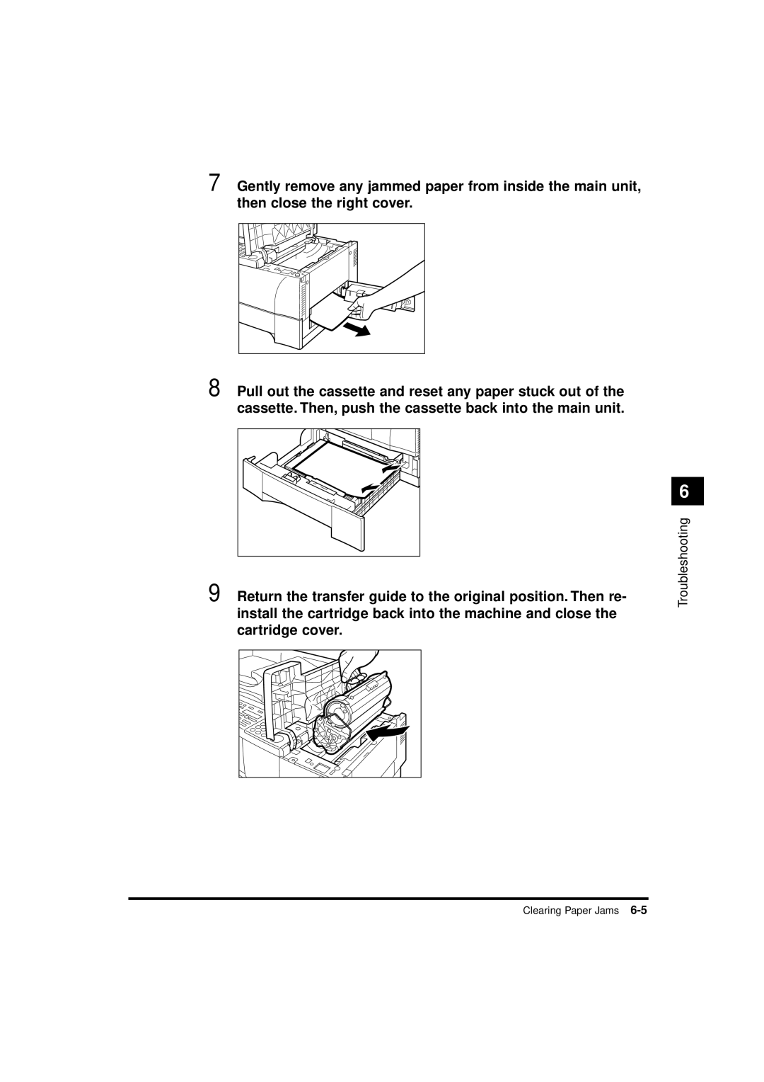 Canon 1630, 1670F, 1610 manual Troubleshooting 