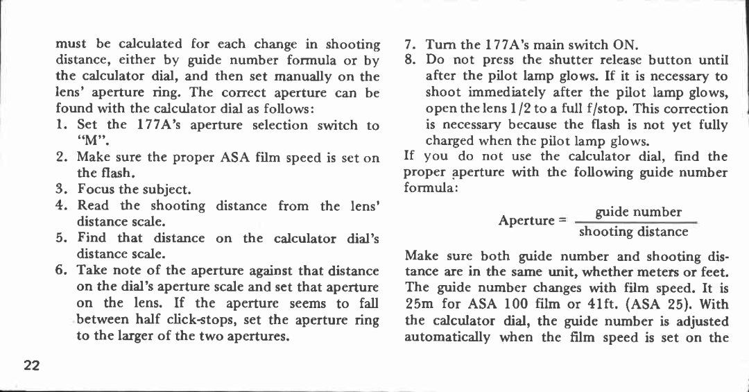 Canon 177 A manual 