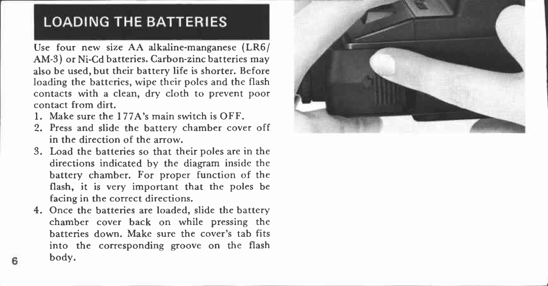 Canon 177 A manual 