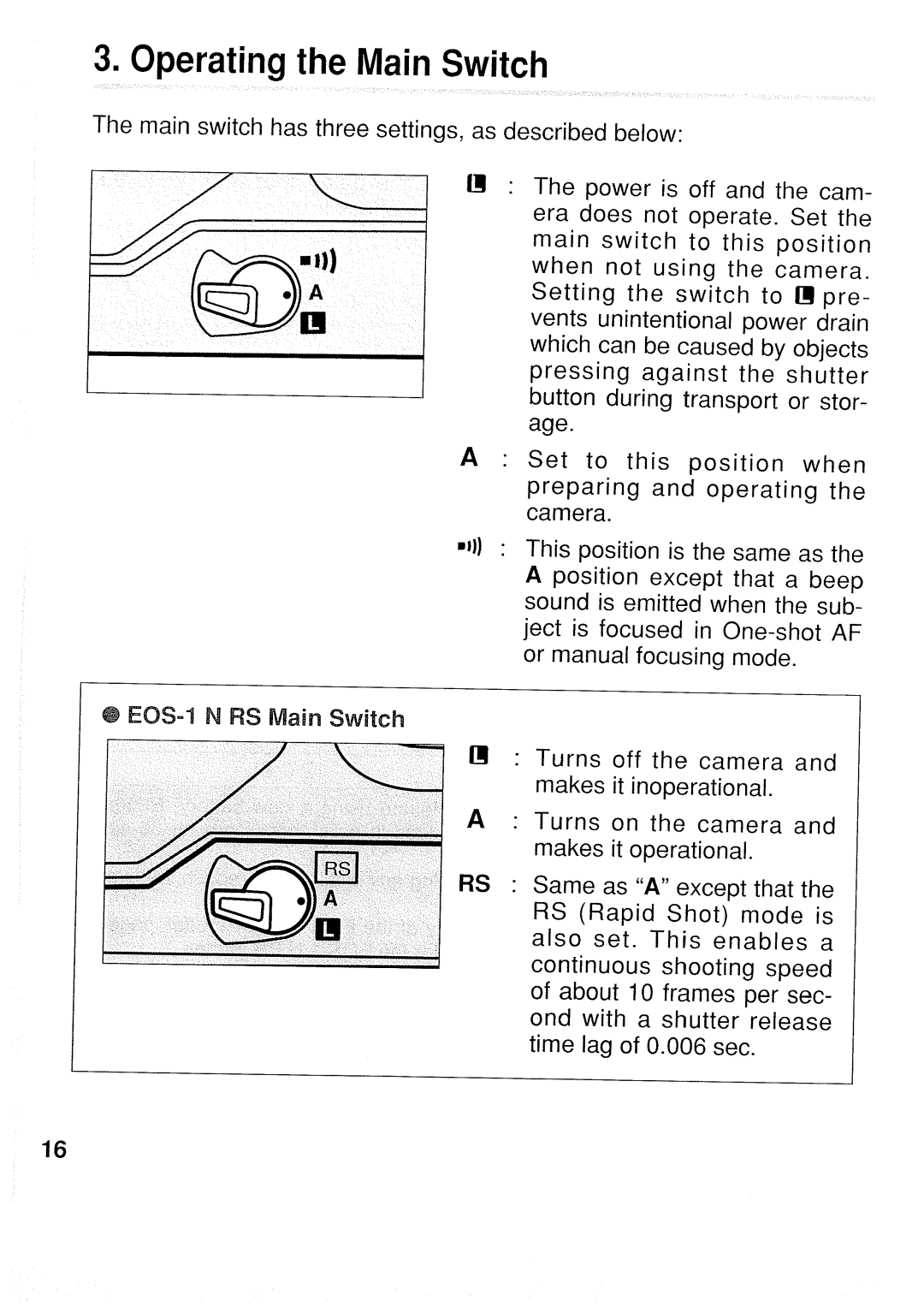 Canon 1N RS manual 