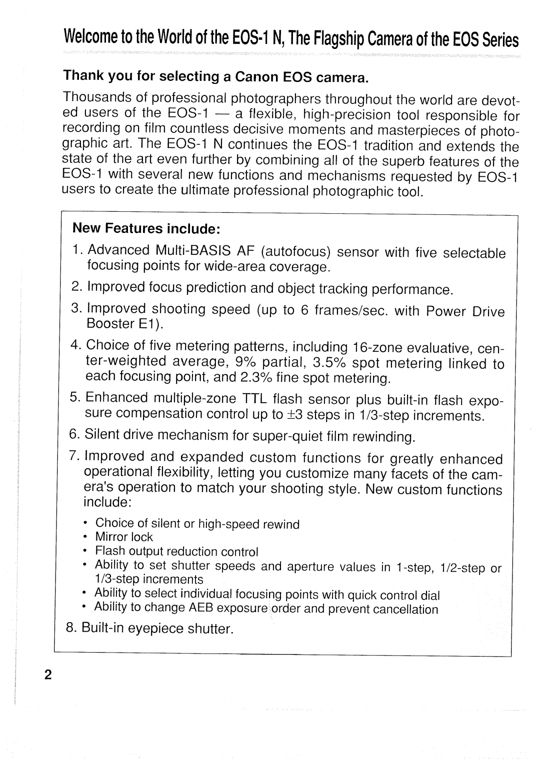 Canon 1N RS manual 