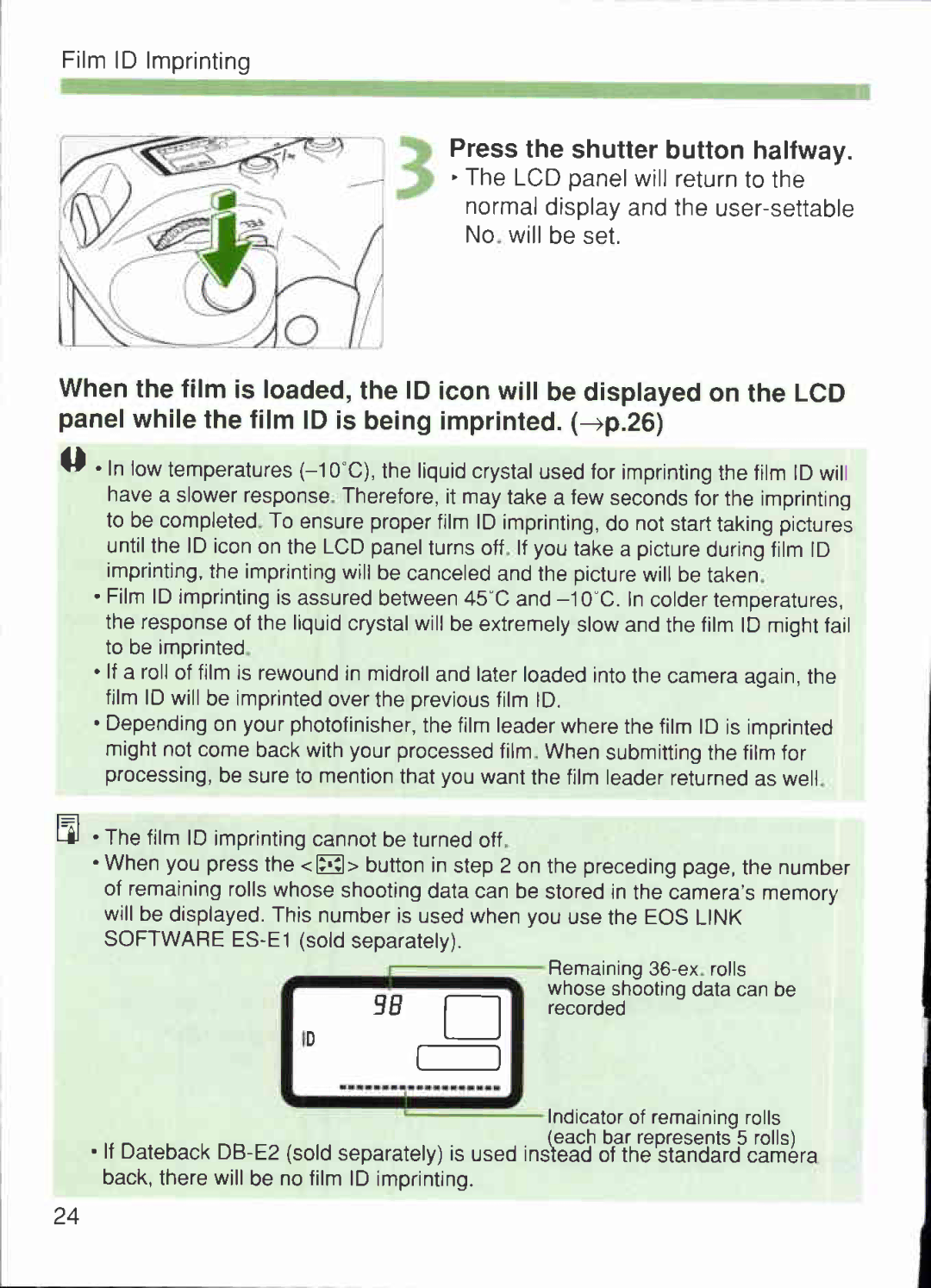 Canon 1V-HS manual 