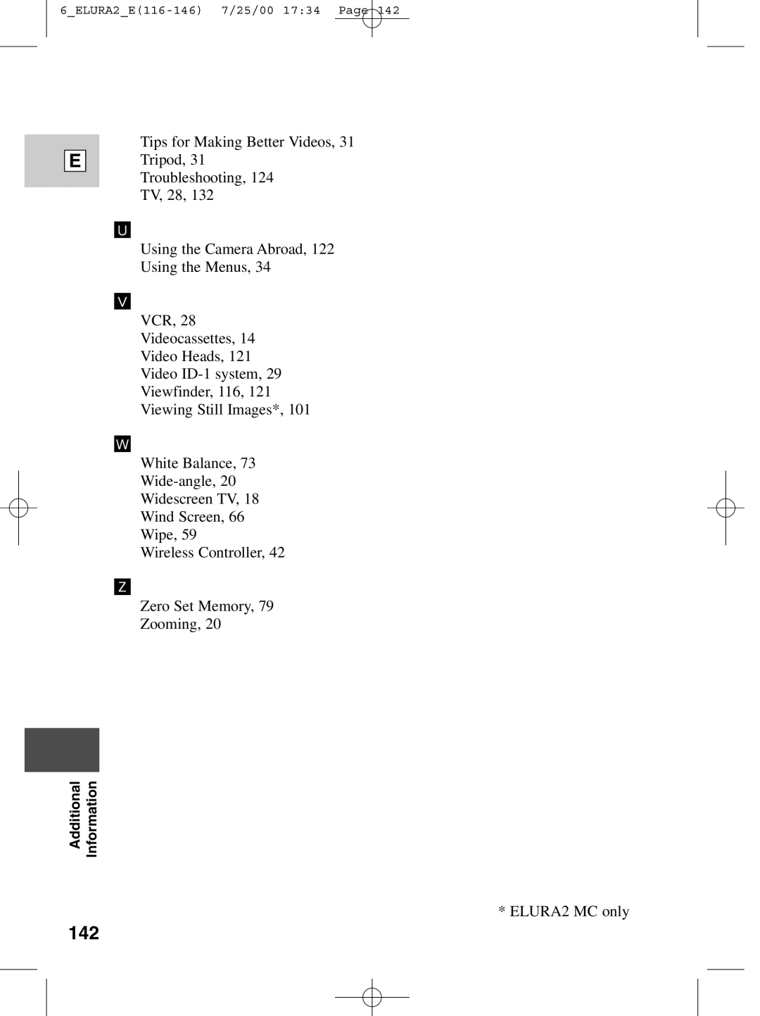 Canon 2 MC instruction manual 142 