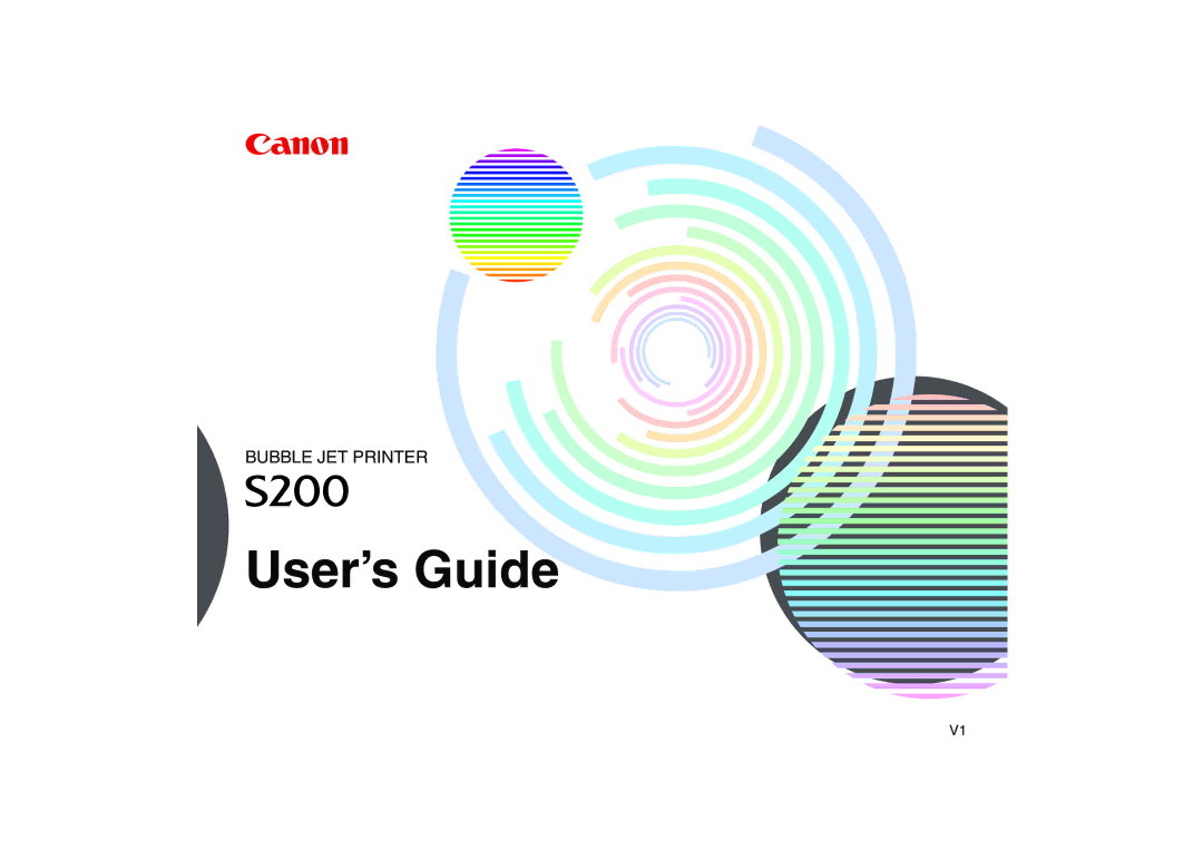 Canon 200 manual User’s Guide 