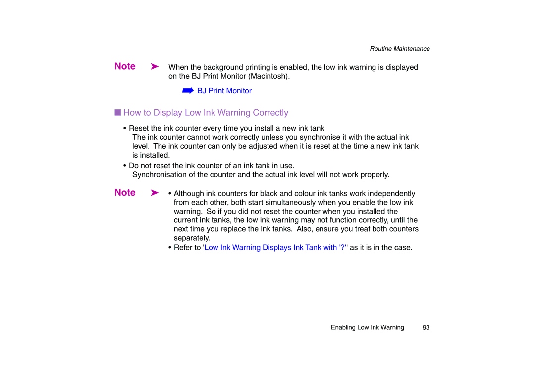 Canon 200 manual How to Display Low Ink Warning Correctly 