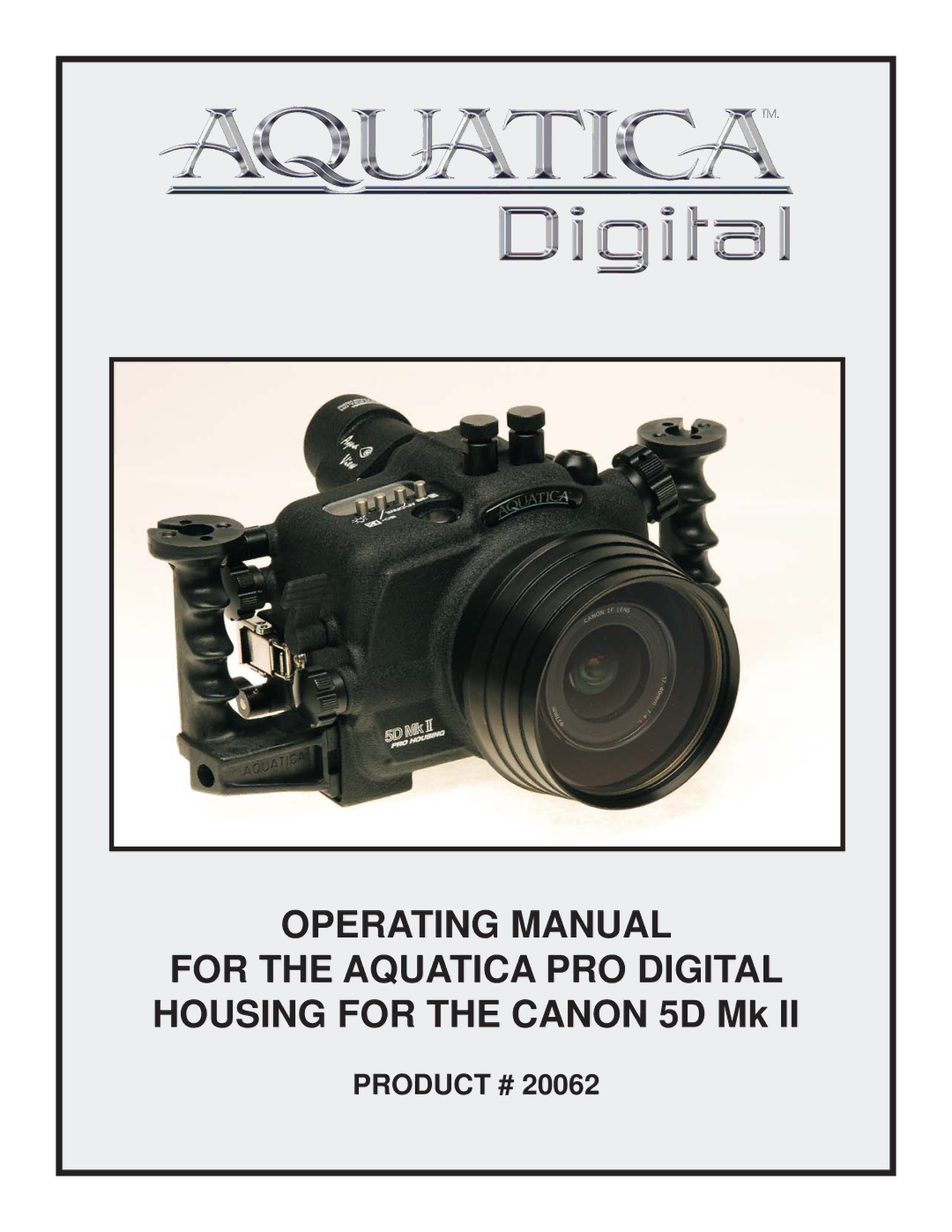 Canon 20062 manual Operating Manual 