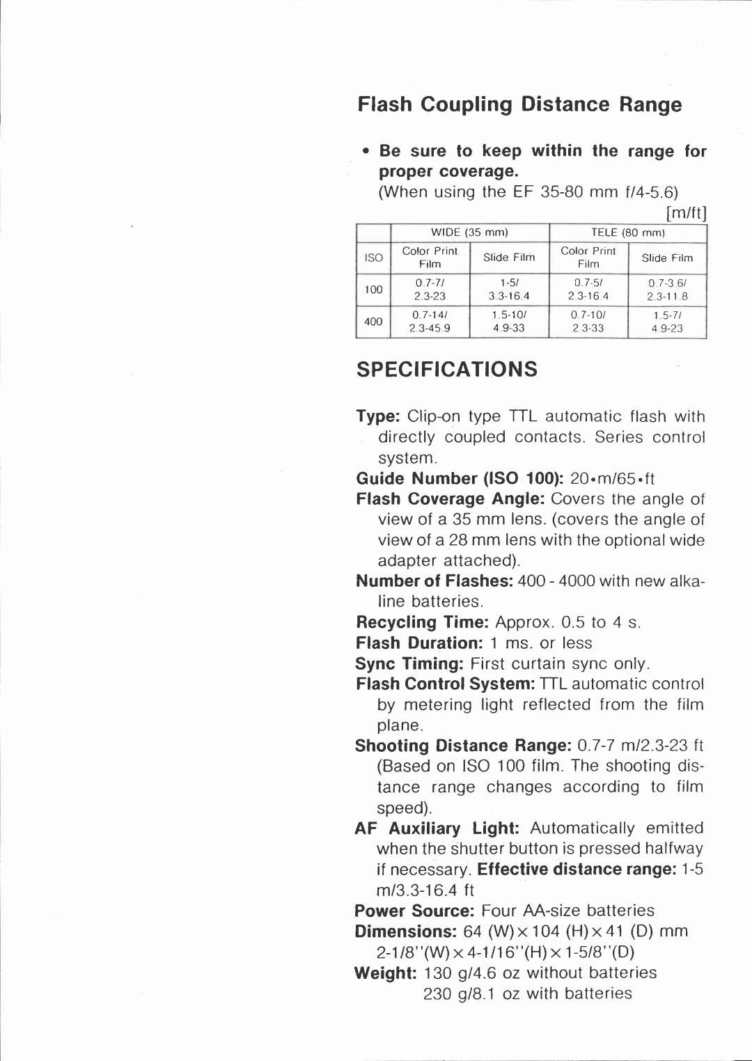 Canon 200E manual 