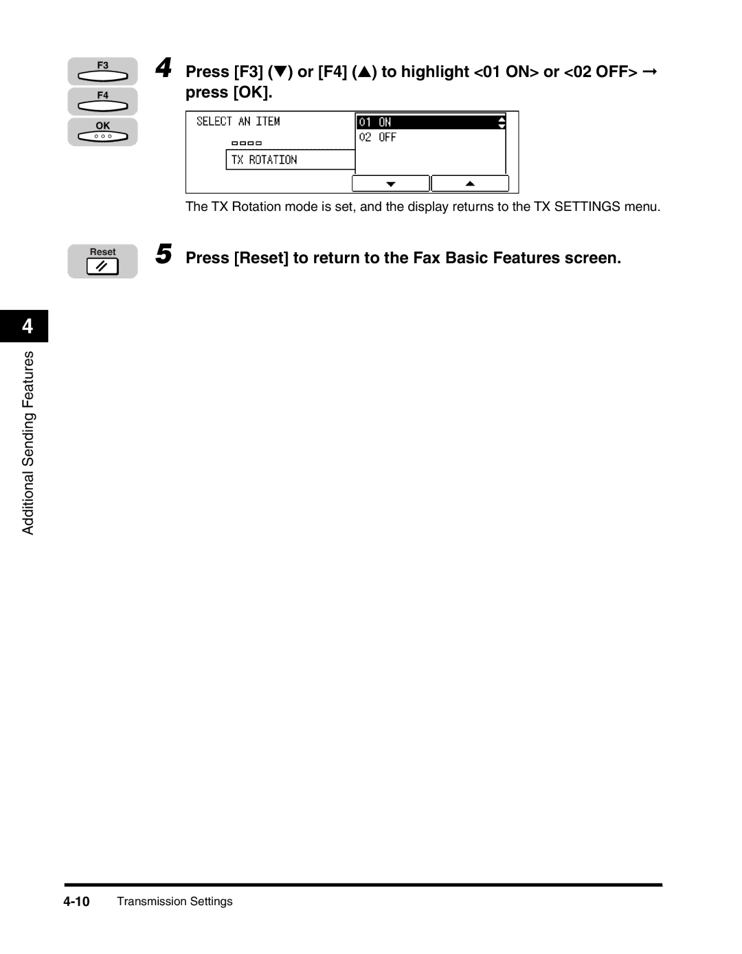 Canon 2010F manual 10Transmission Settings 