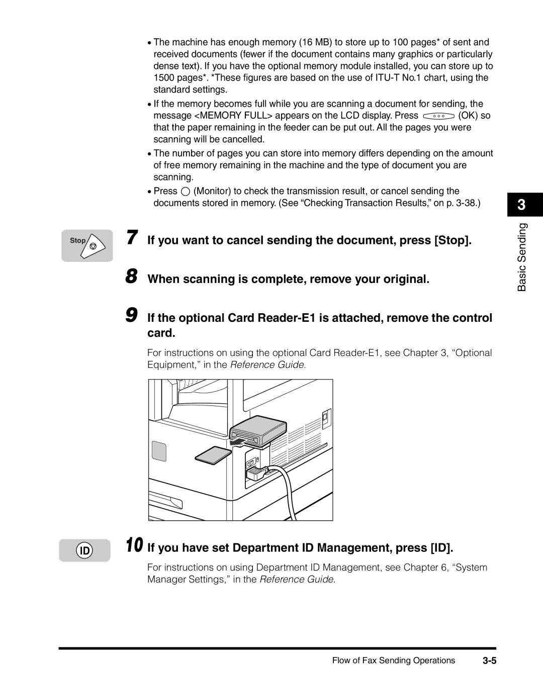 Canon 2010F manual If you have set Department ID Management, press ID 