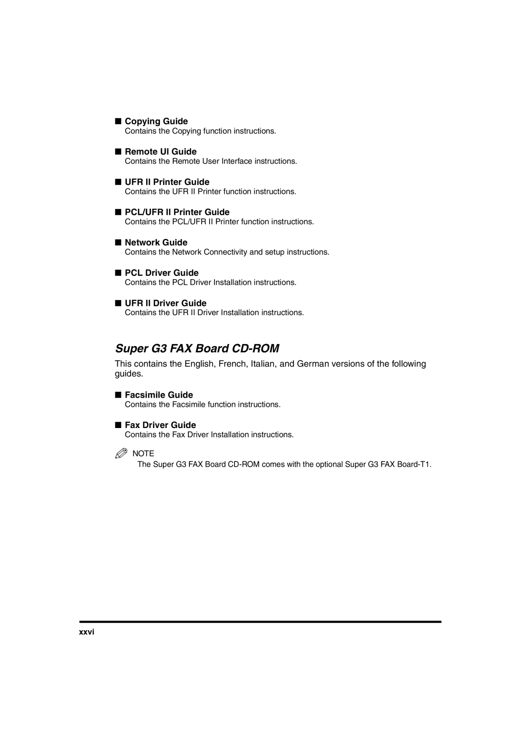 Canon 2016 manual Super G3 FAX Board CD-ROM 