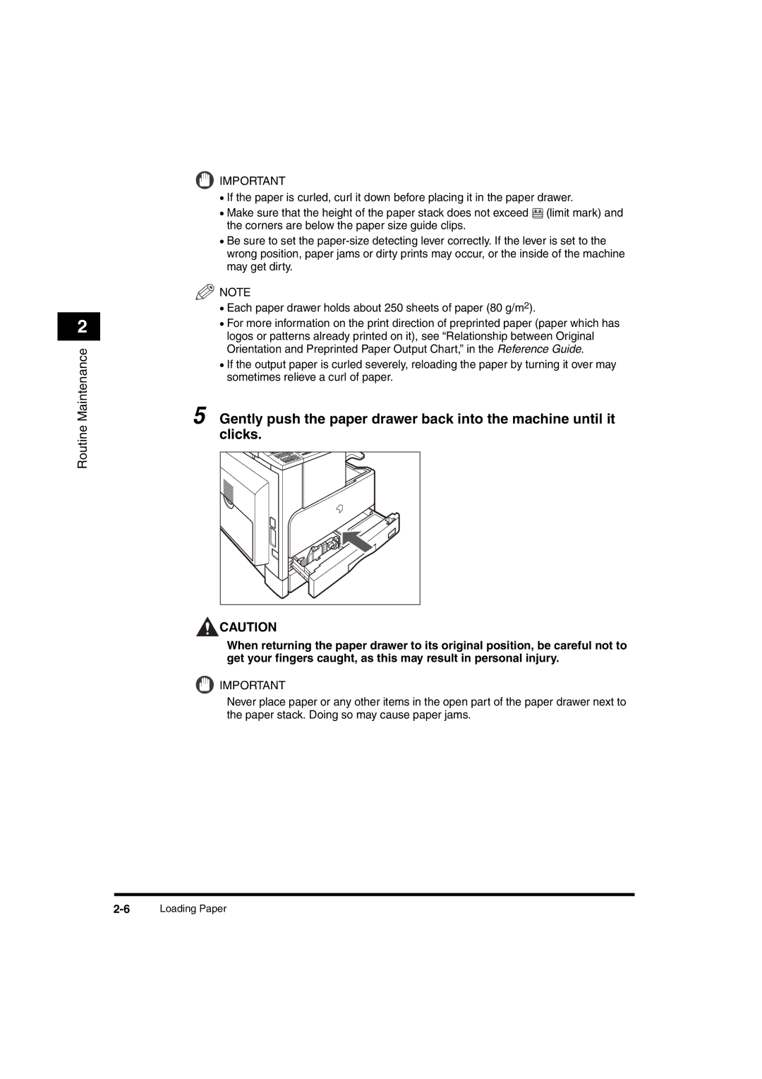 Canon 2016 manual 6Loading Paper 