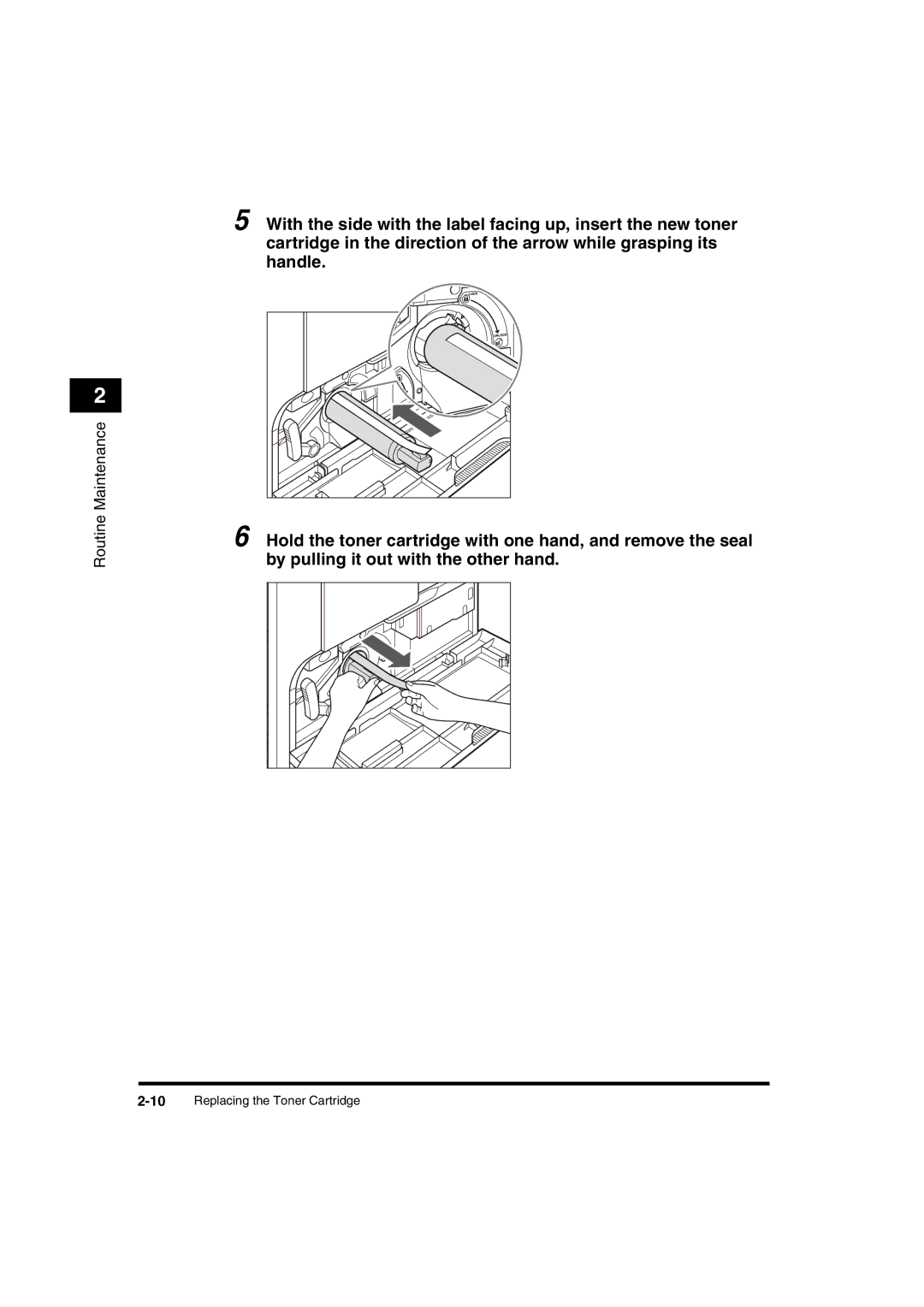 Canon 2016 manual 10Replacing the Toner Cartridge 