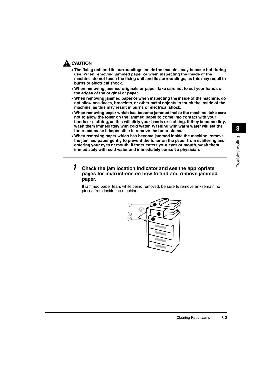 Canon 2016 manual Clearing Paper Jams 