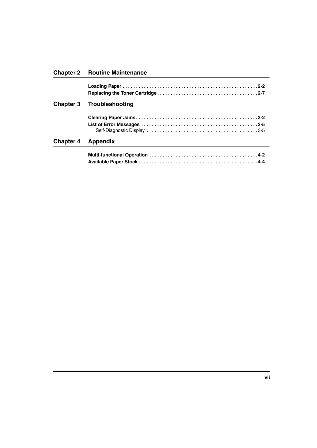 Canon 2016 manual Routine Maintenance 