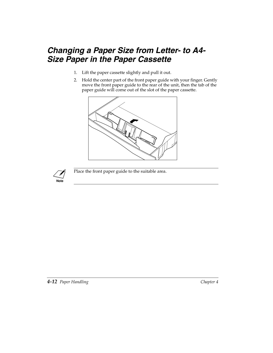 Canon 2060P manual 12Paper Handling 