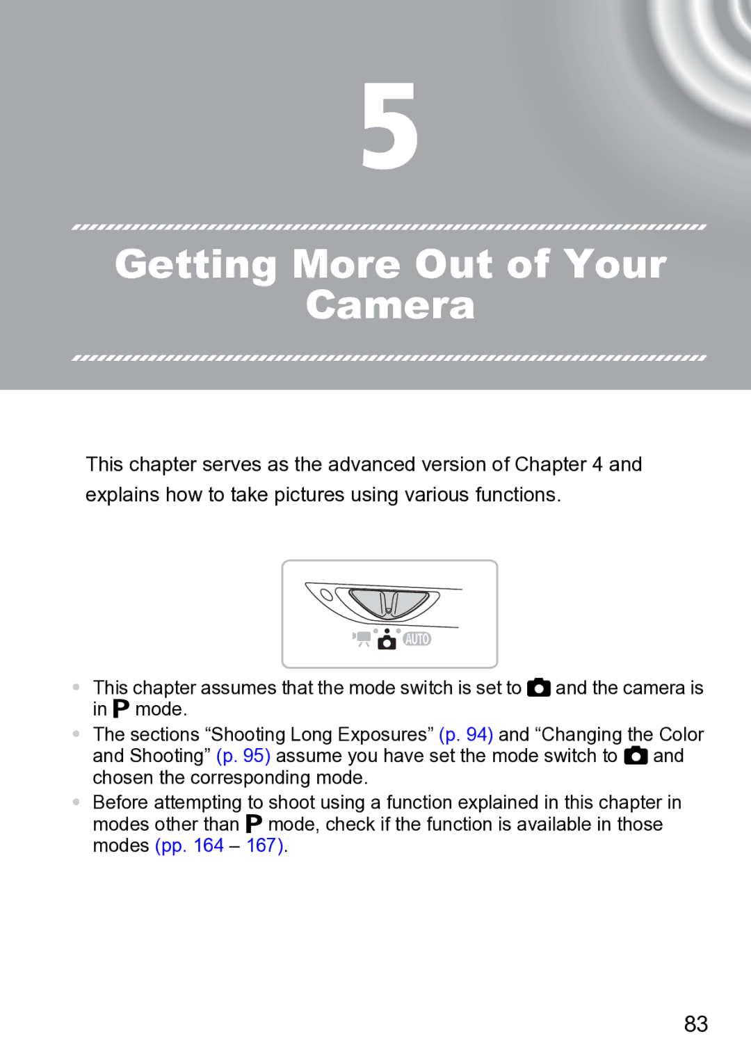 Canon 210 manual Getting More Out of Your Camera 