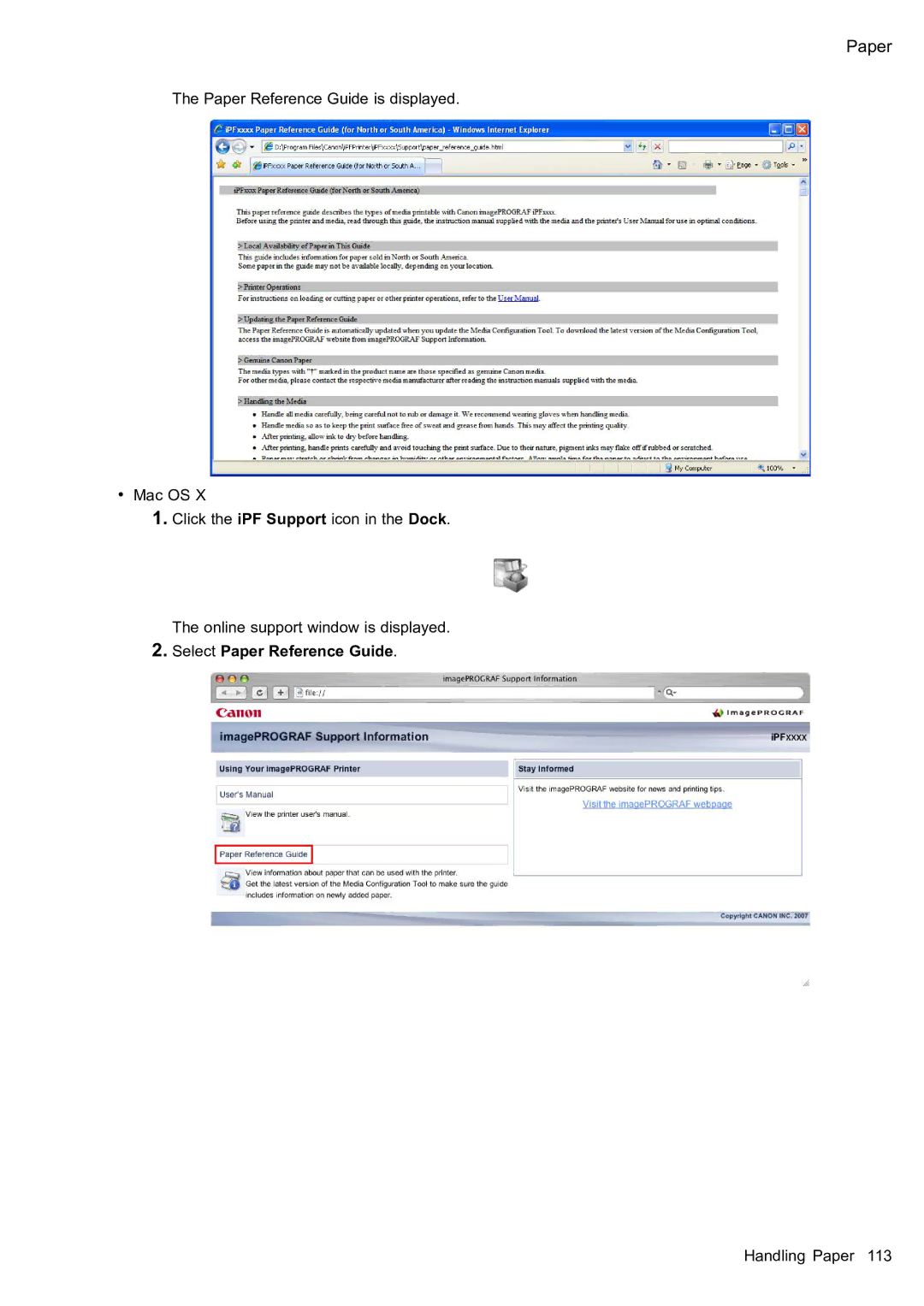 Canon 2159B002 user manual Paper 