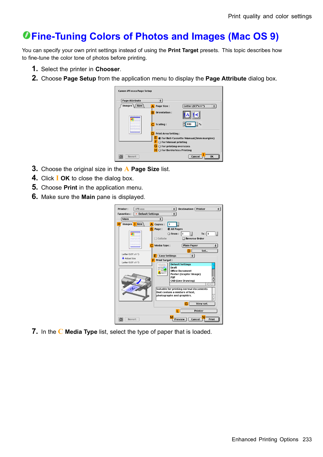 Canon 2159B002 user manual Fine-Tuning Colors of Photos and Images Mac OS 