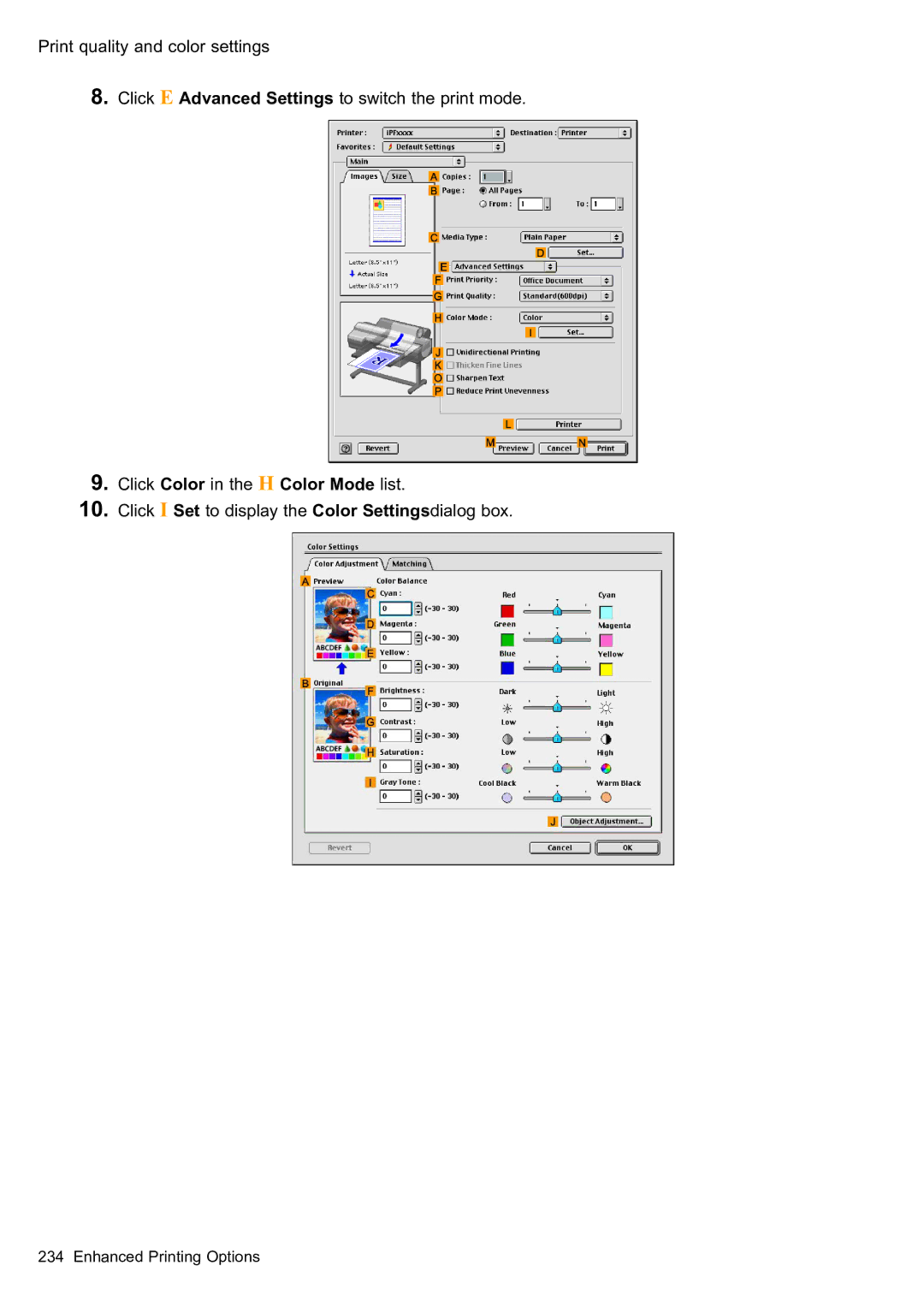 Canon 2159B002 user manual Enhanced Printing Options 