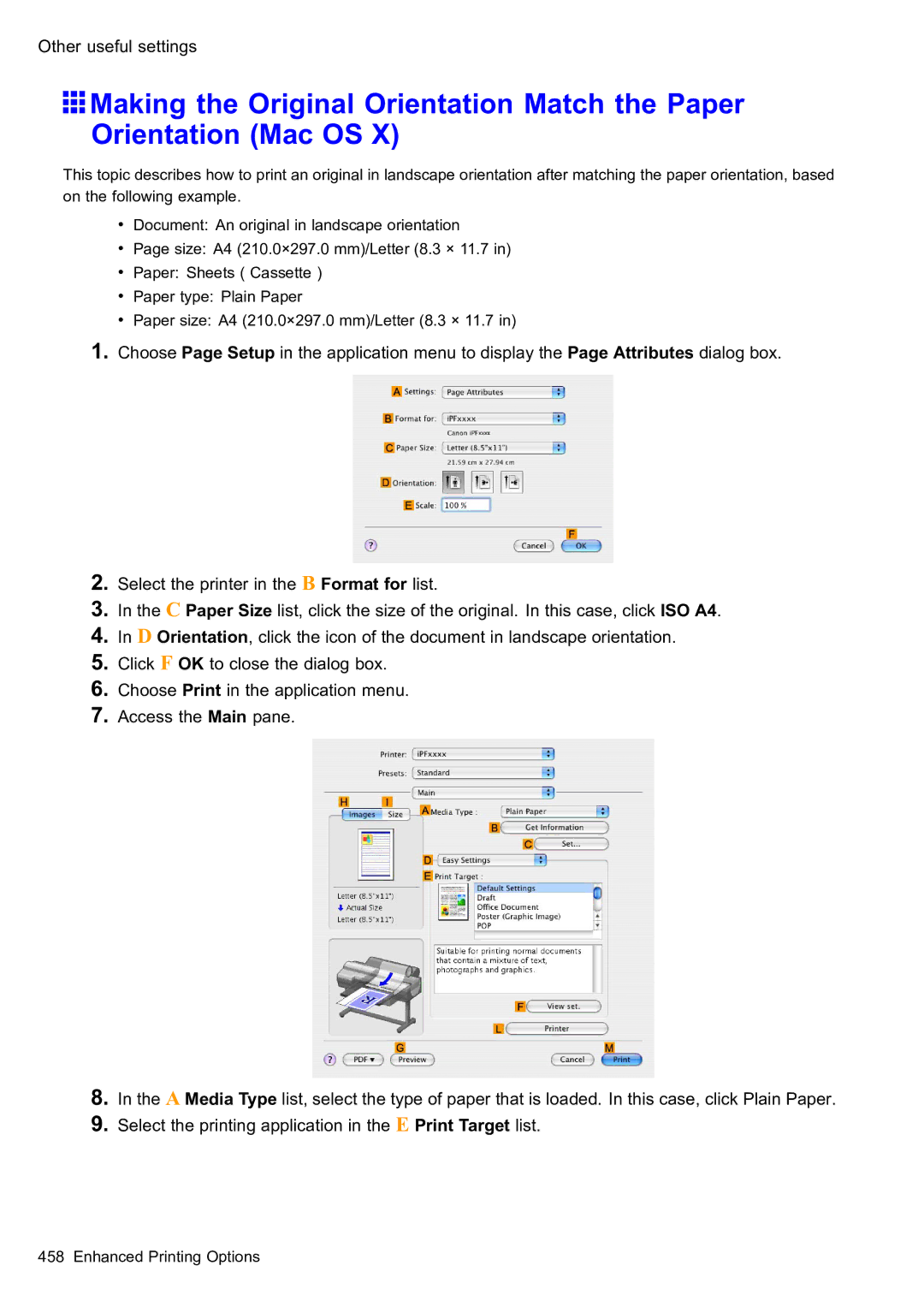 Canon 2159B002 user manual Other useful settings 