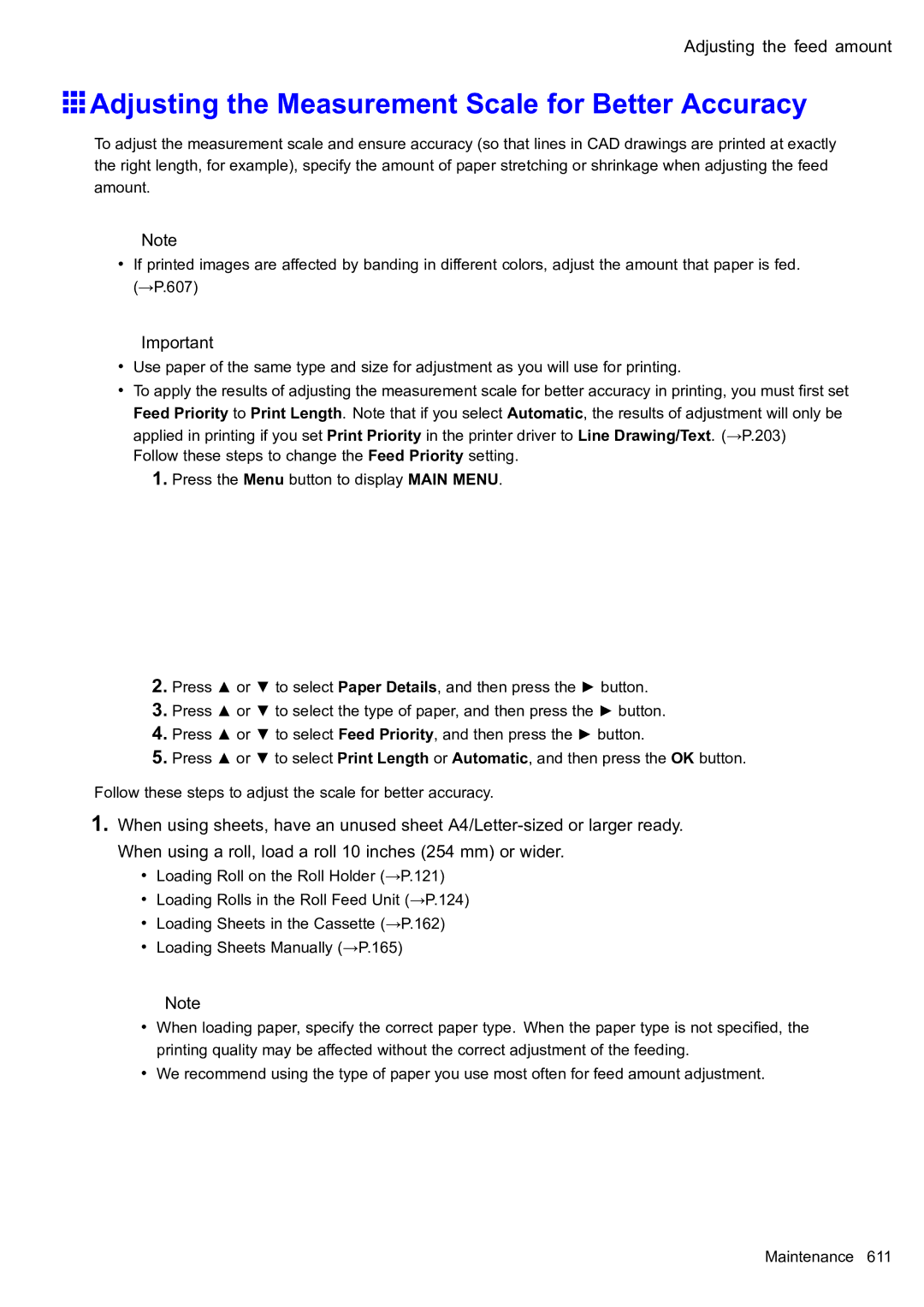 Canon 2159B002 user manual Adjusting the Measurement Scale for Better Accuracy 