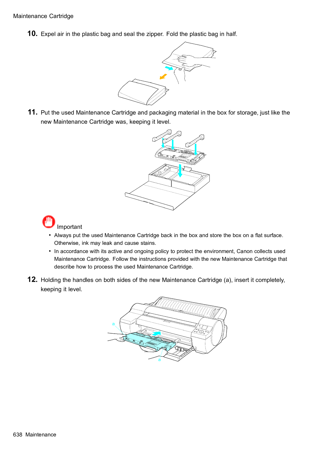 Canon 2159B002 user manual Maintenance 