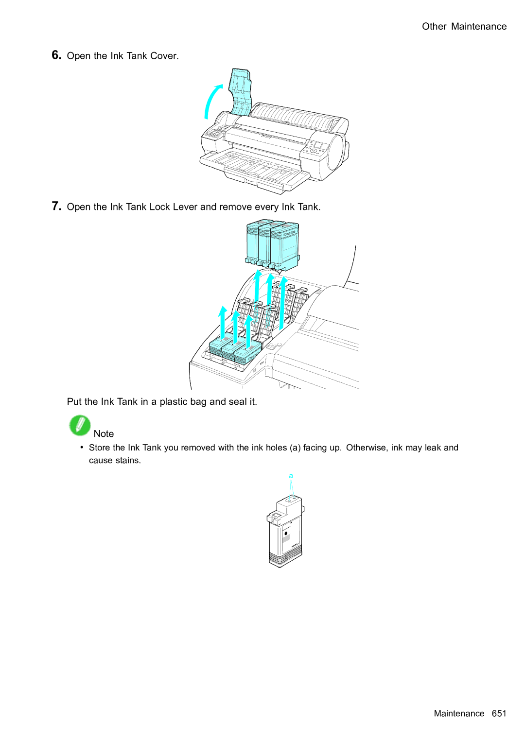 Canon 2159B002 user manual Other Maintenance 