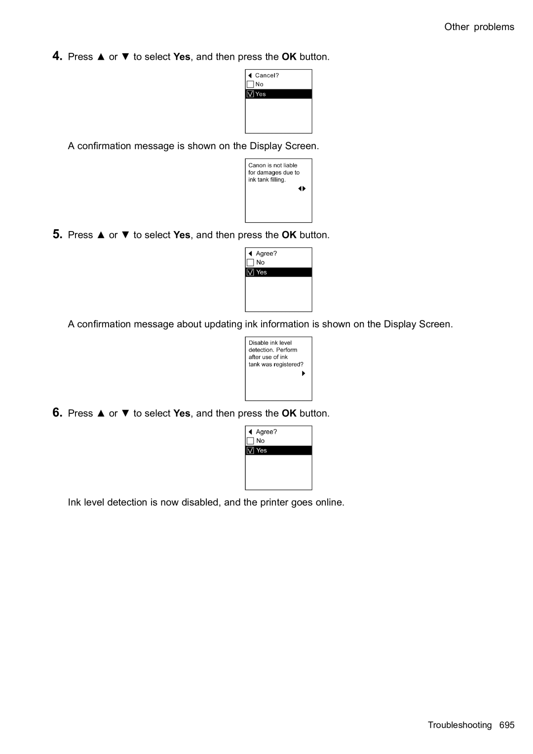 Canon 2159B002 user manual Troubleshooting 