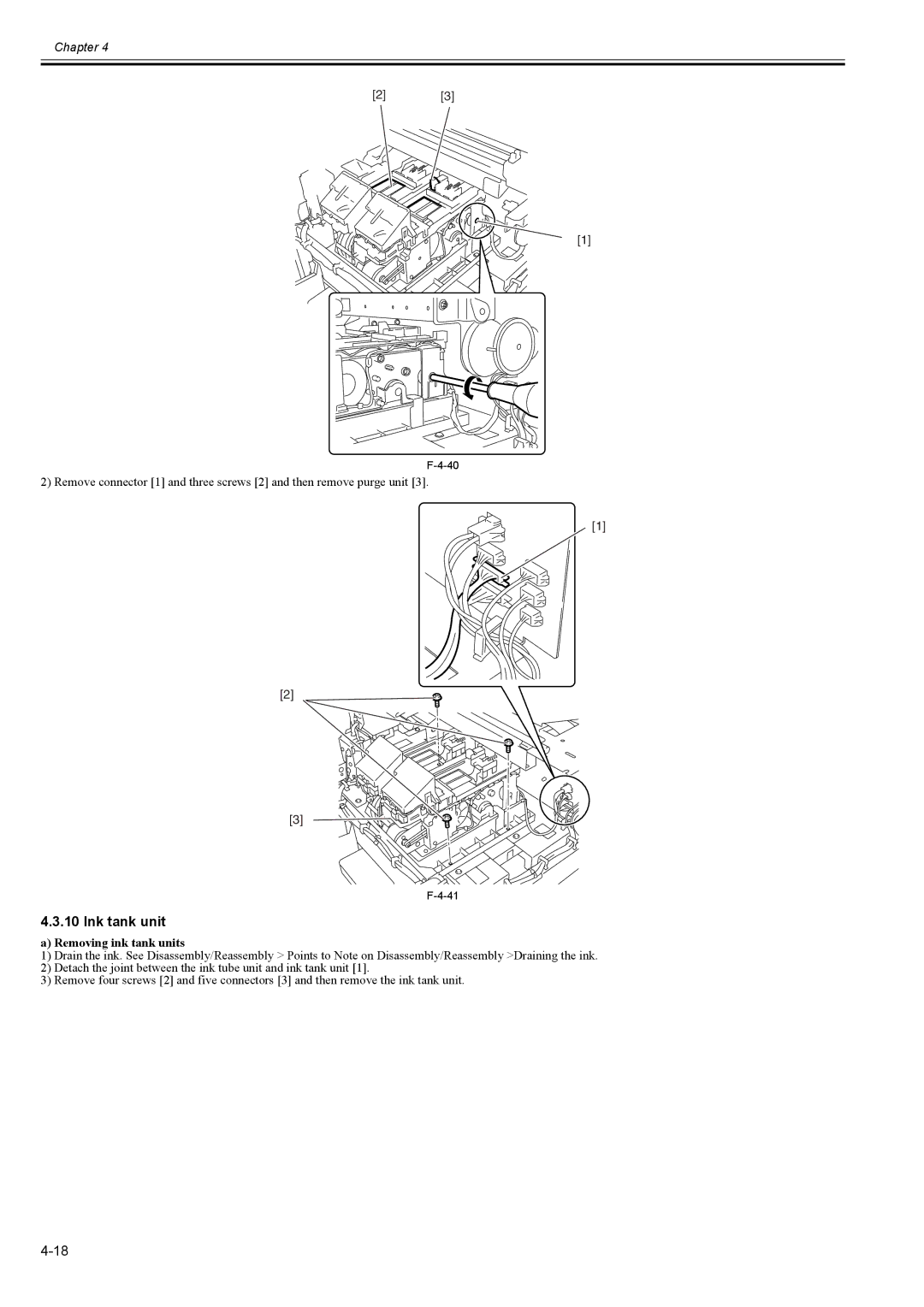 Canon 2163B002 service manual Ink tank unit, Removing ink tank units 