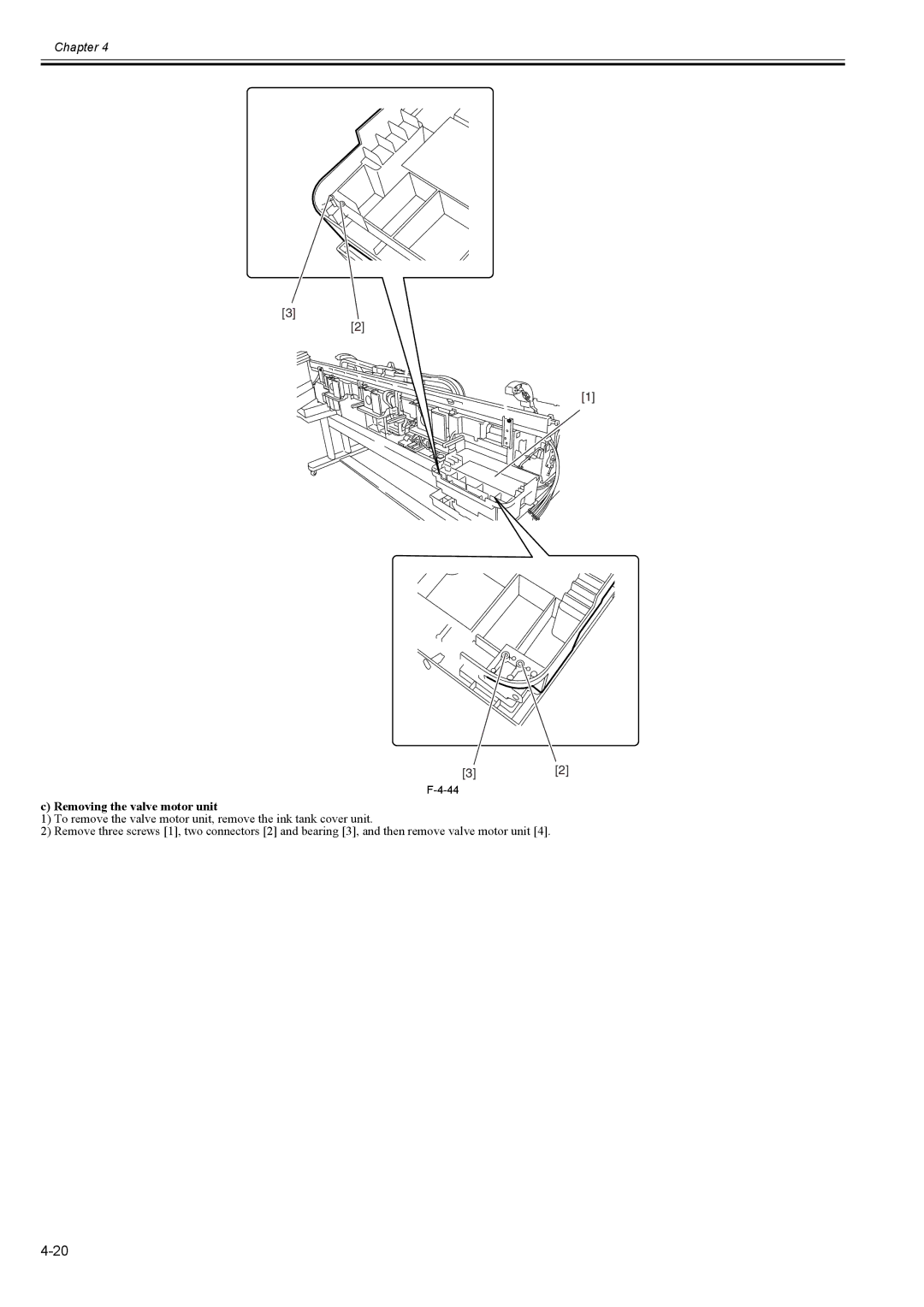 Canon 2163B002 service manual Removing the valve motor unit 