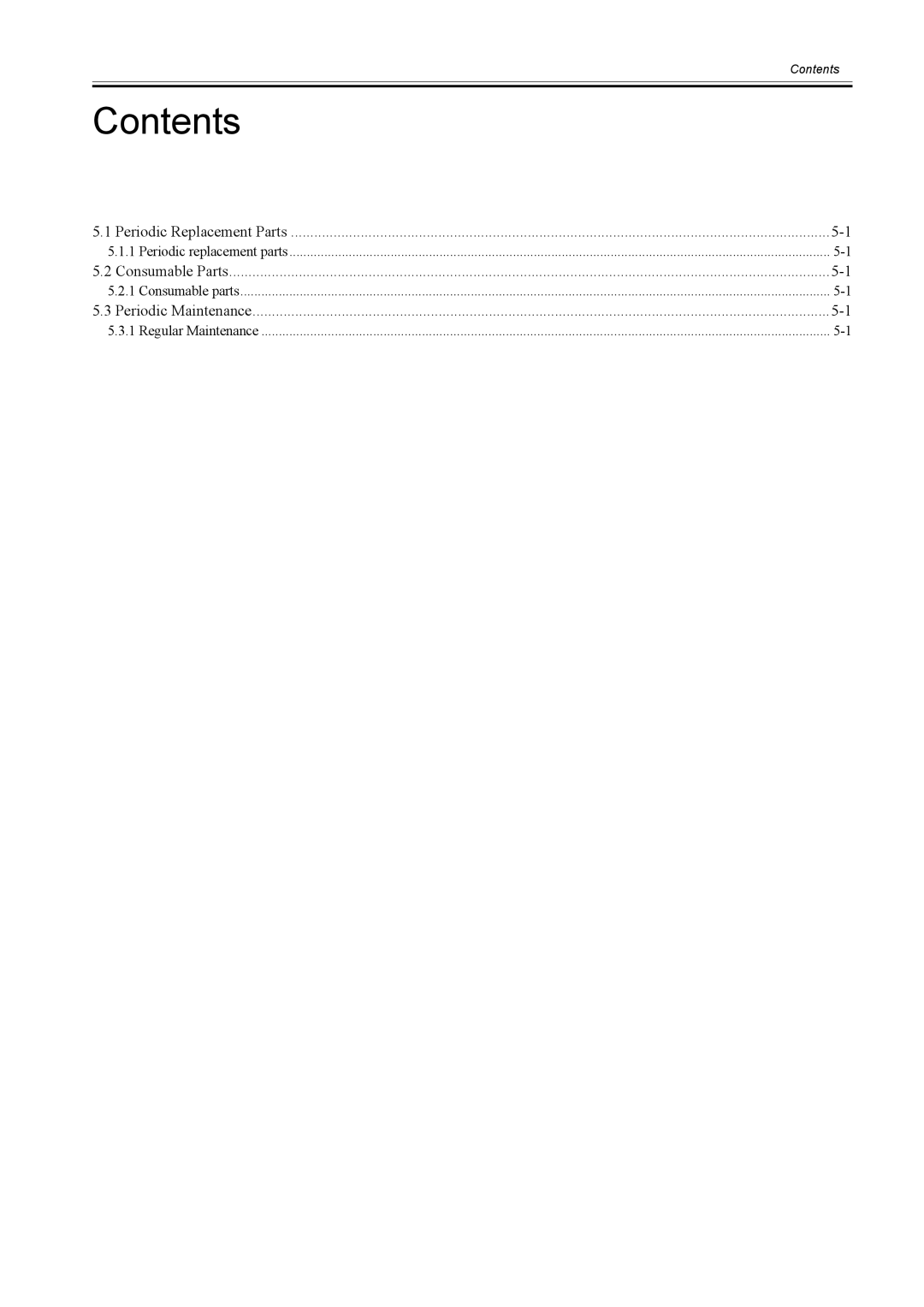 Canon 2163B002 service manual Periodic Replacement Parts 