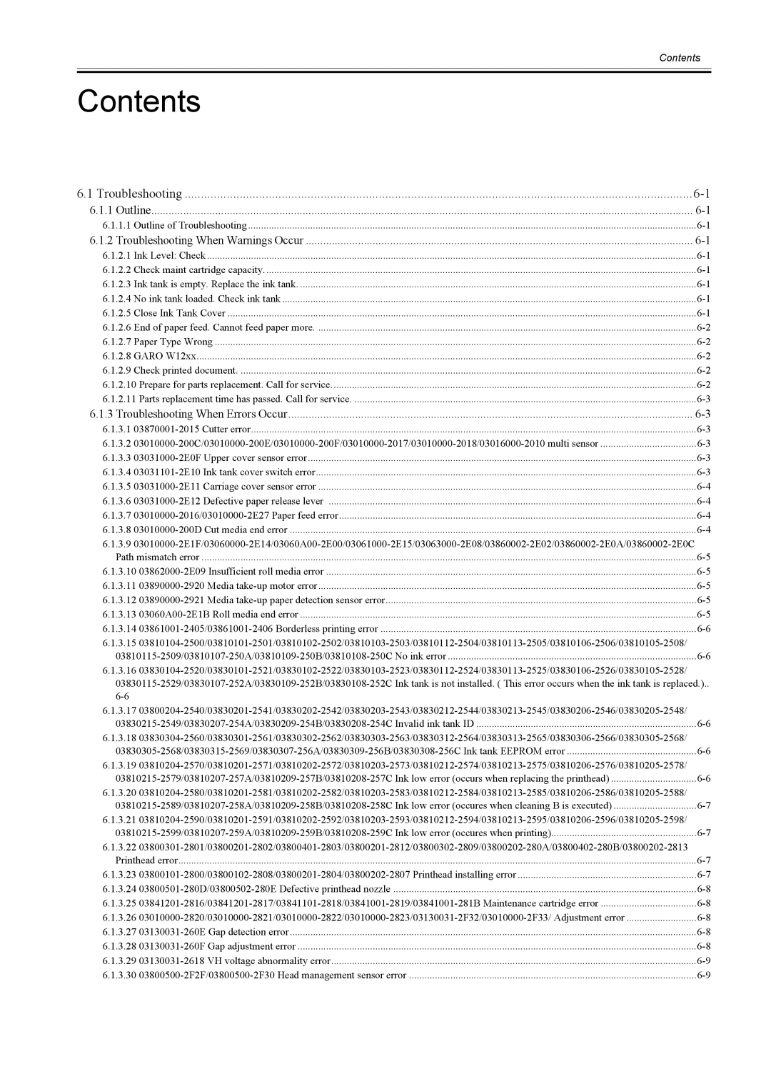 Canon 2163B002 service manual Troubleshooting 