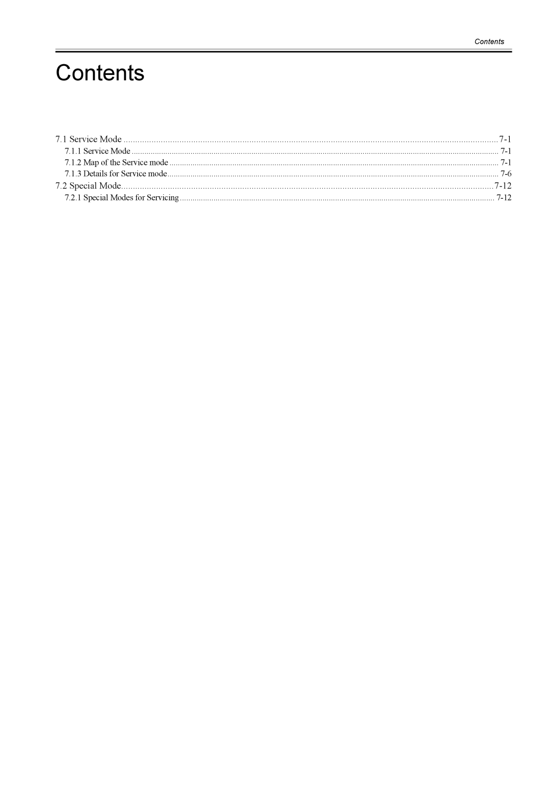 Canon 2163B002 service manual Service Mode 