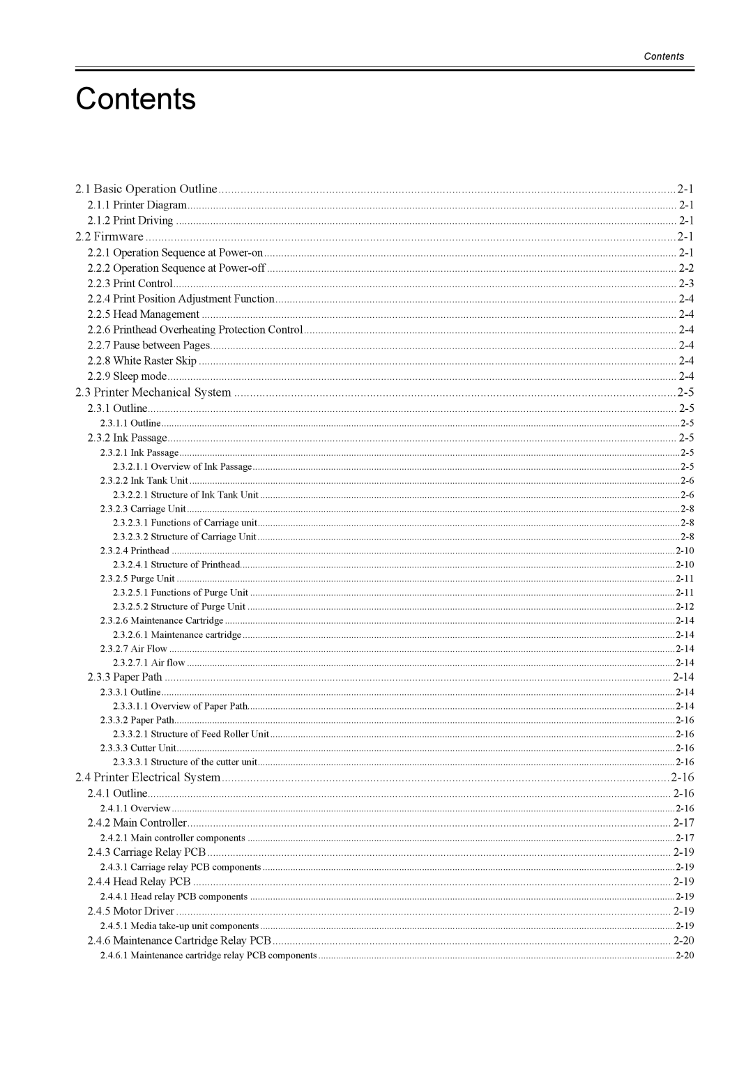 Canon 2163B002 service manual Basic Operation Outline 