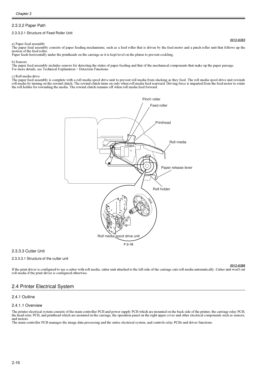 Canon 2163B002 service manual Printer Electrical System, Paper Path, Outline Overview 