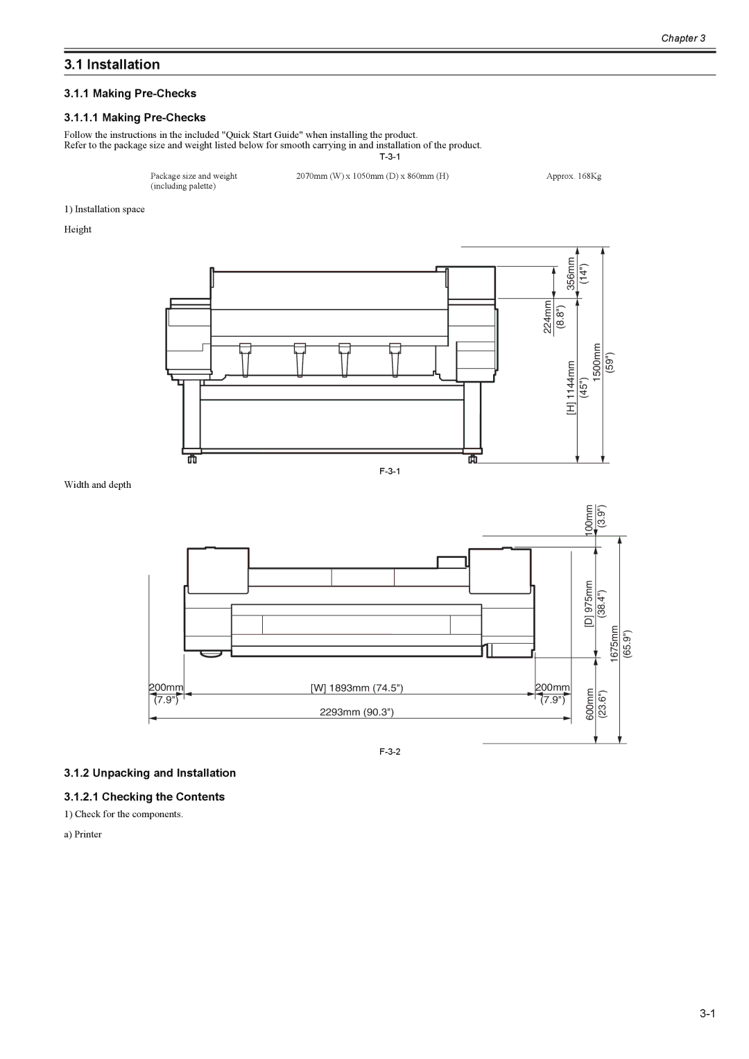 Canon 2163B002 service manual Making Pre-Checks, Unpacking and Installation Checking the Contents 