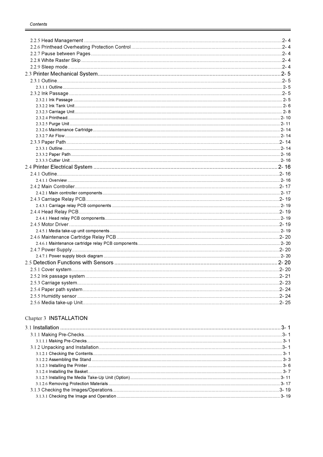 Canon 2163B002 service manual Installation 