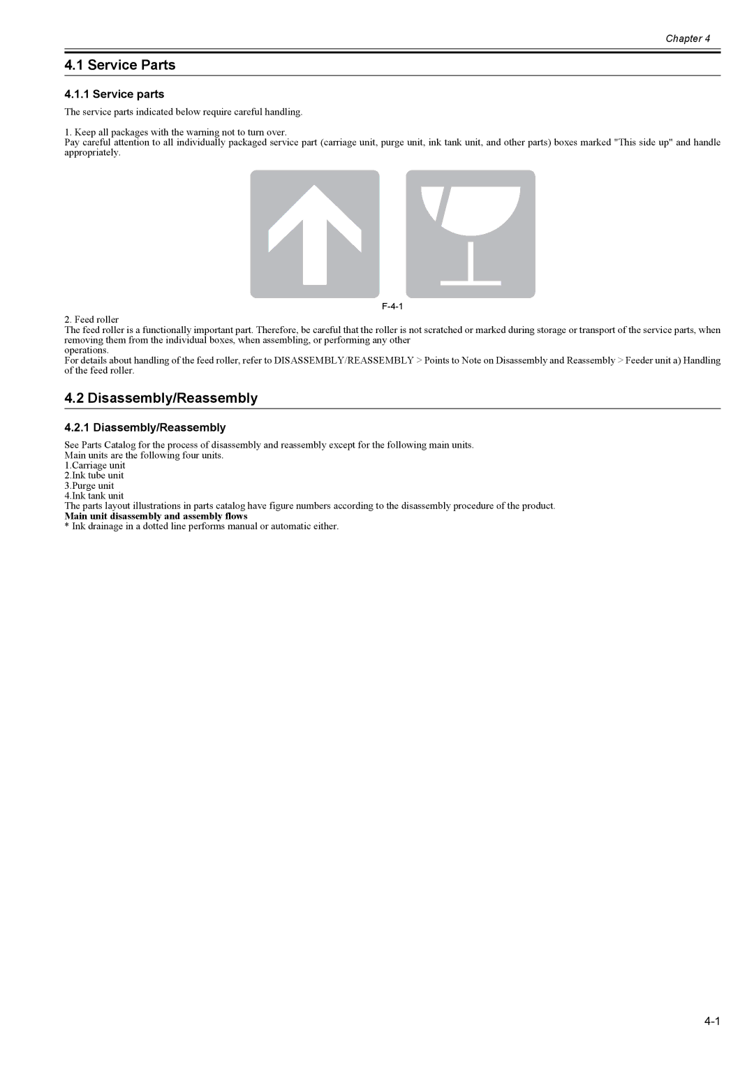 Canon 2163B002 service manual Service Parts, Disassembly/Reassembly, Service parts, Diassembly/Reassembly 