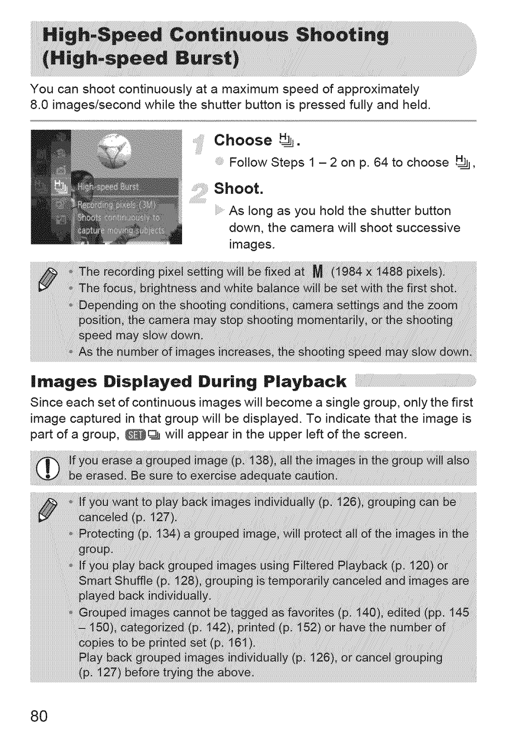 Canon 220 HS manual Shoot, Images Dispayed During Playback 