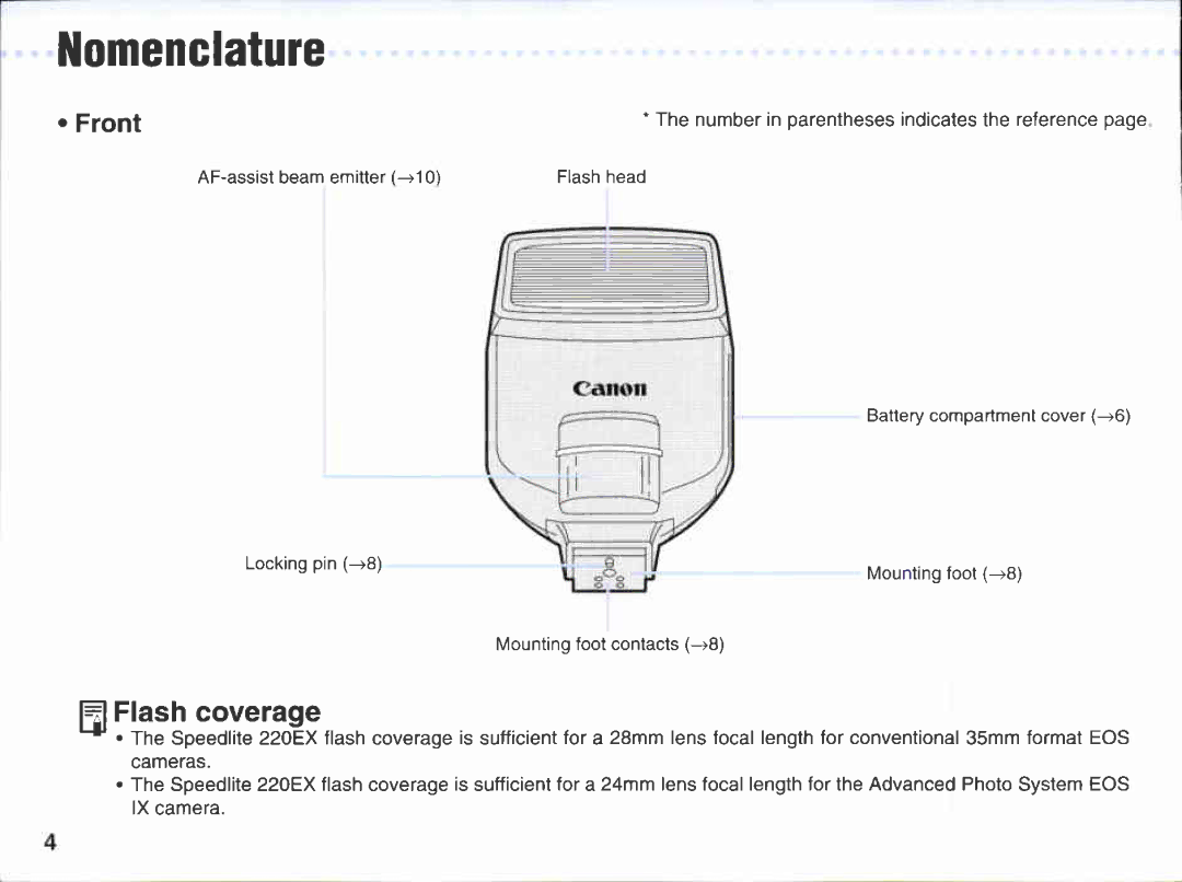 Canon 220EX manual 