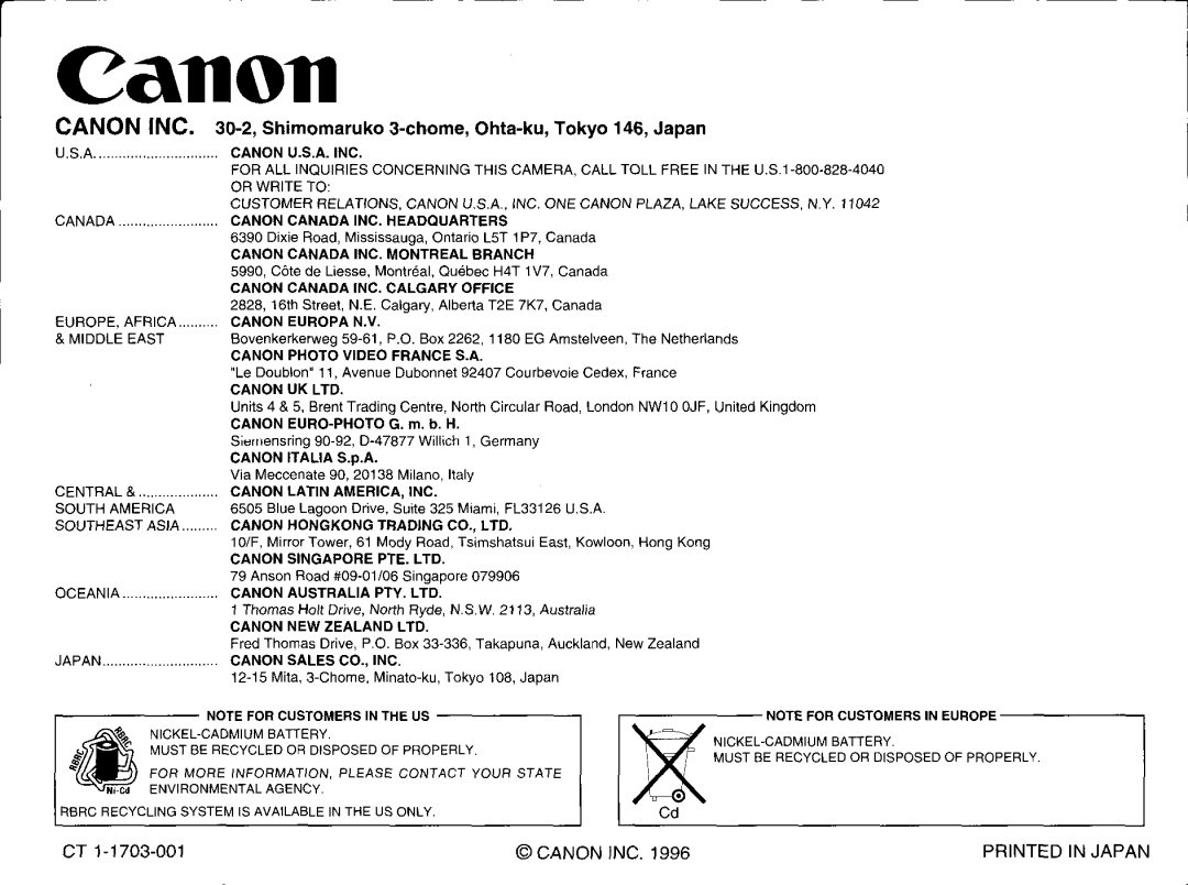 Canon 220EX manual 