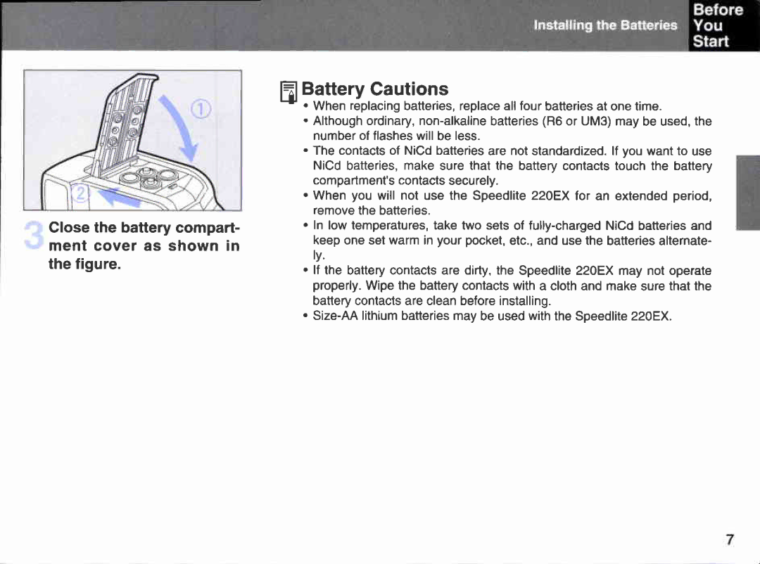 Canon 220EX manual 