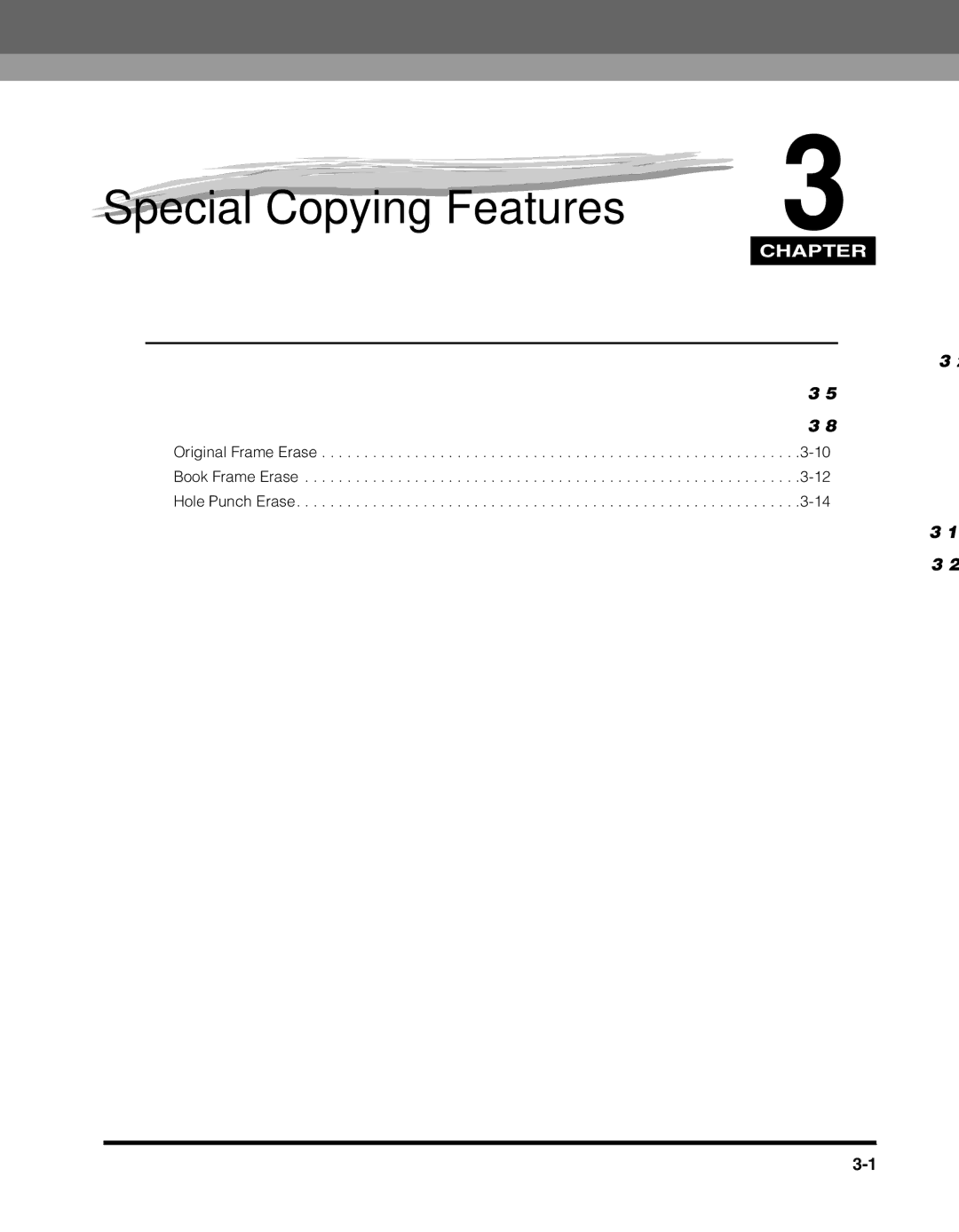 Canon 2300 manual Special Copying Features 