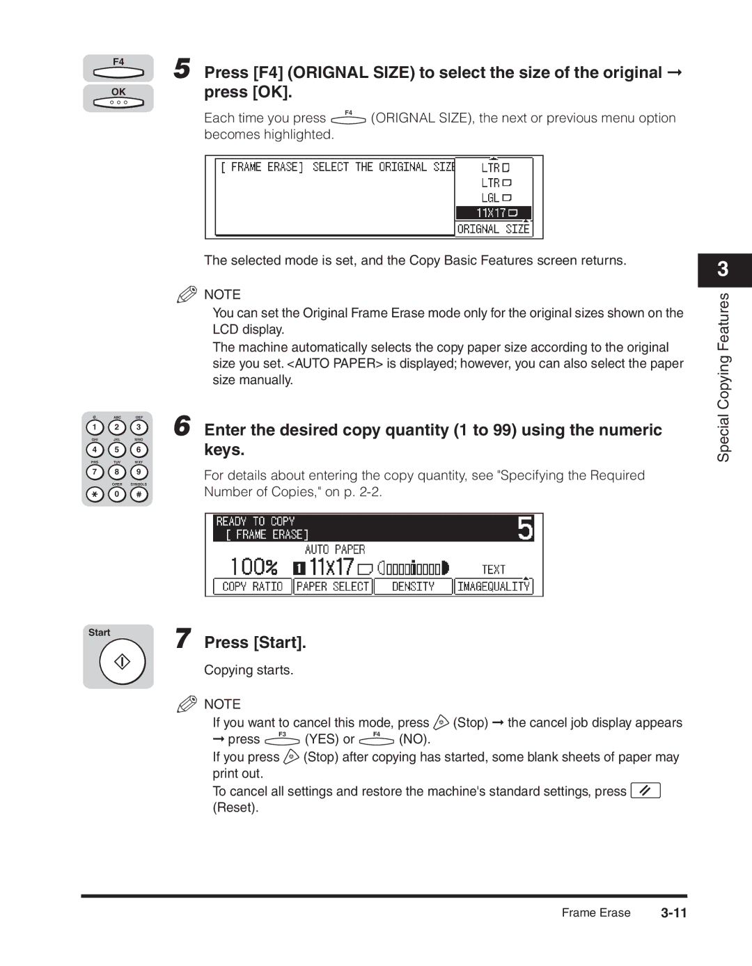 Canon 2300 manual Press Start 