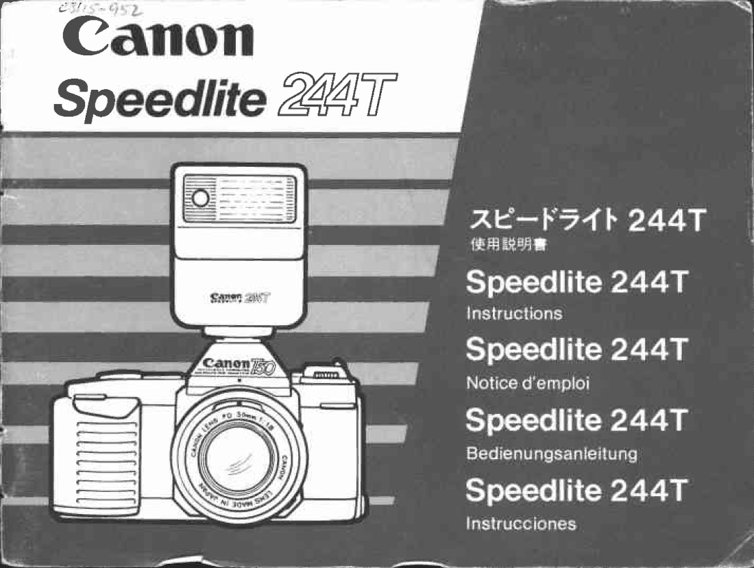 Canon 244 T manual 