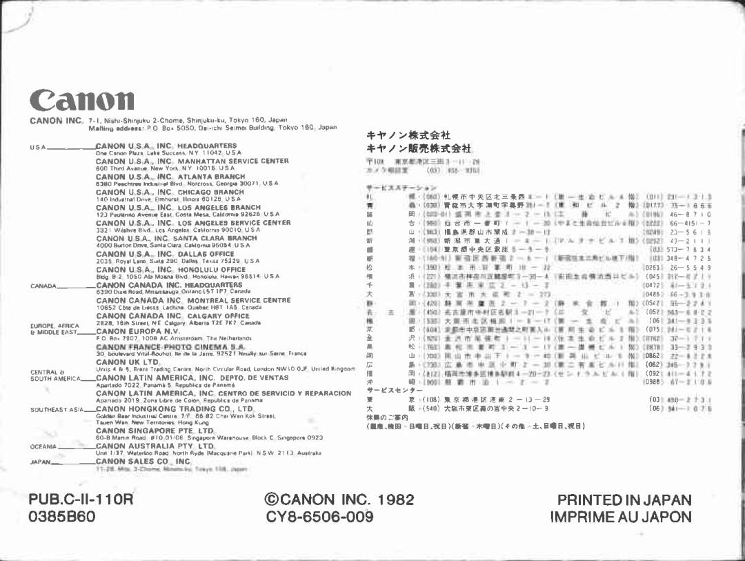 Canon 244 T manual 