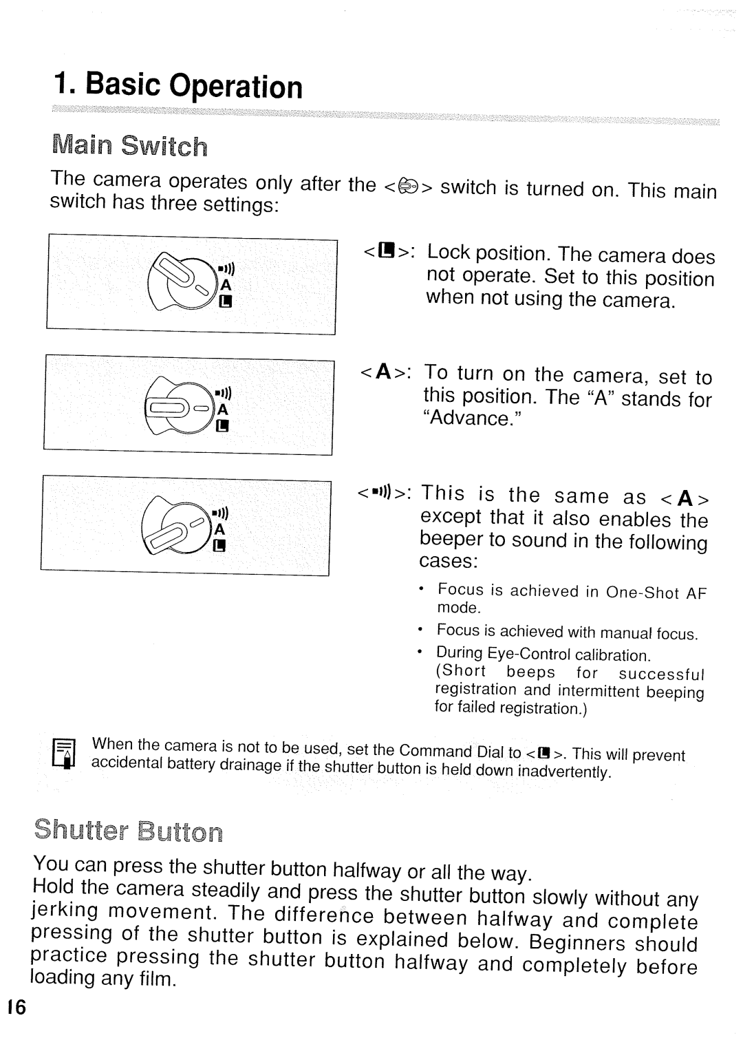 Canon 3 manual 