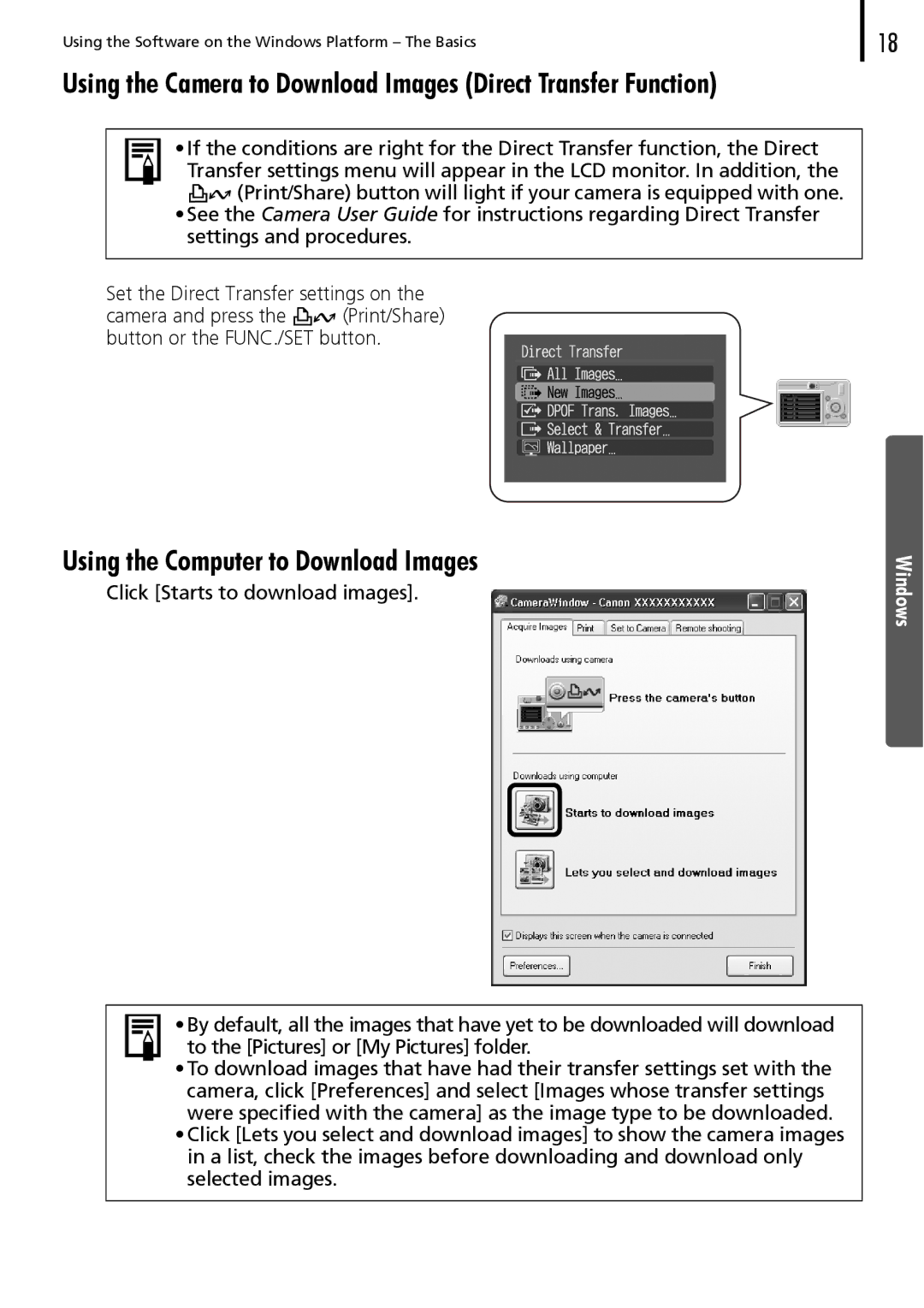 Canon 30 manual Using the Computer to Download Images 